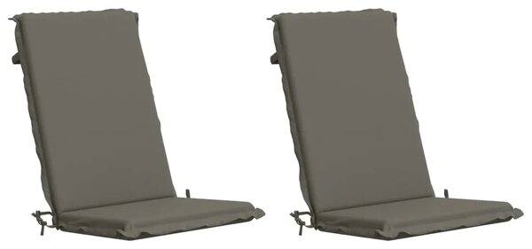 2-dijelni jastuci s visokim naslonima GEMERT 2 pcs Siva - Siva (melange) 120 x 50 x 6 cm 2