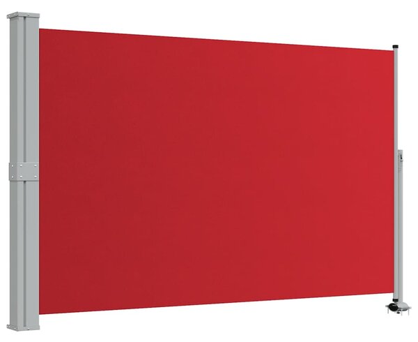 Uvlačiva bočna tenda za terasu 160 x 300 cm crvena - Crvena / 160 x 300 cm