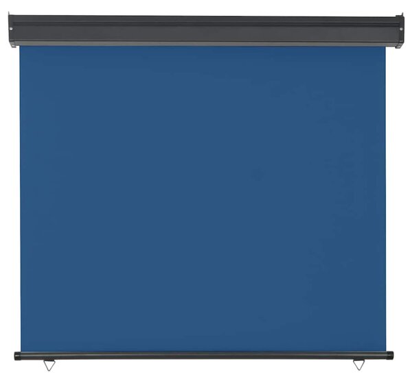 Balkonska bočna tenda 125 x 250 cm plava - Plava / 125 x 250 cm