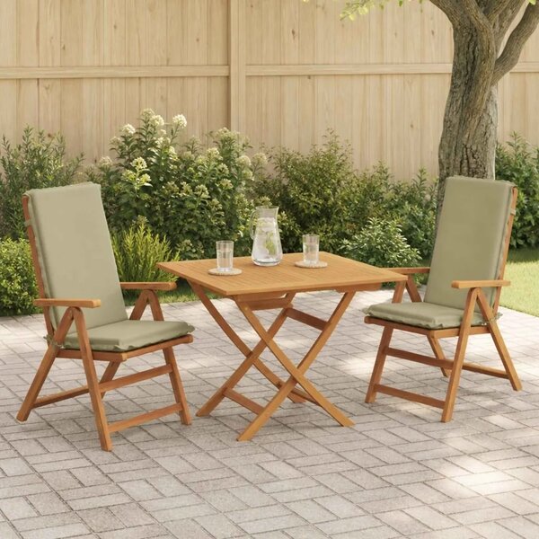 2-dijelni jastuci s visokim naslonima GEMERT 2 pcs - Svijetlo zelena (melange) 120 x 50 x 6 cm 2