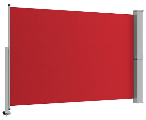 Uvlačiva bočna tenda za terasu 160 x 300 cm crvena - Crvena / 160 x 300 cm