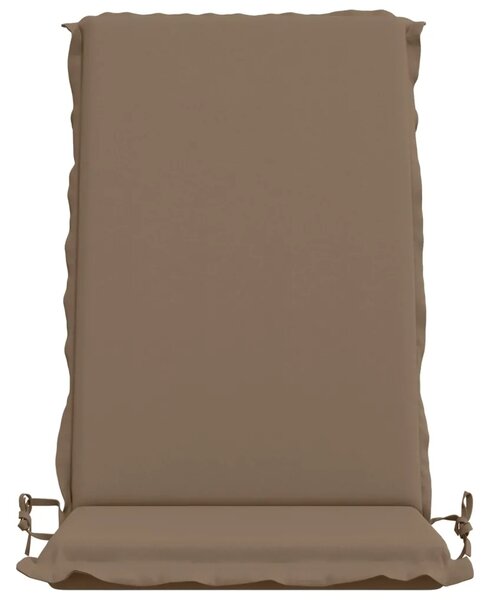 4-dijelni jastuci s visokim naslonima GEMERT 4 kom. Sivosmeđa - Taupe (melange) 120 x 50 x 6 cm 4