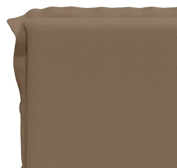 4-dijelni jastuci s visokim naslonima GEMERT 4 kom. Sivosmeđa - Taupe (melange) 120 x 50 x 6 cm 4