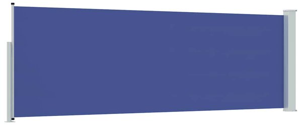 Uvlačiva bočna tenda za terasu 100 x 300 cm plava - Plava / 100 x 300 cm
