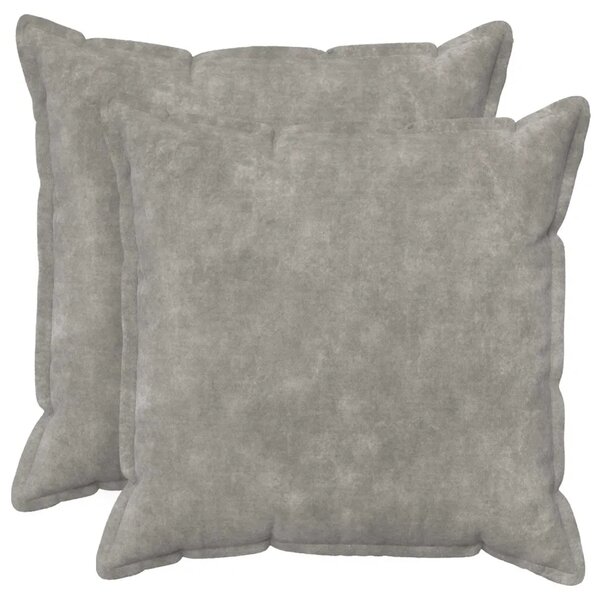 Presvlaka za jastuk 2 pcs HOUTEN Svjetlosiva 55 x 55 cm - Svjetlosiva 55 x 55 cm 2