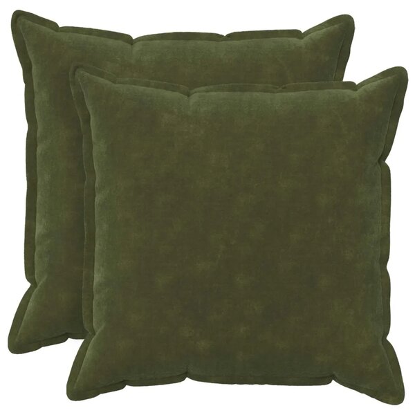 Presvlaka za jastuk 2 pcs HOUTEN Zelena 55 x 55 cm - Zelena 55 x 55 cm 2