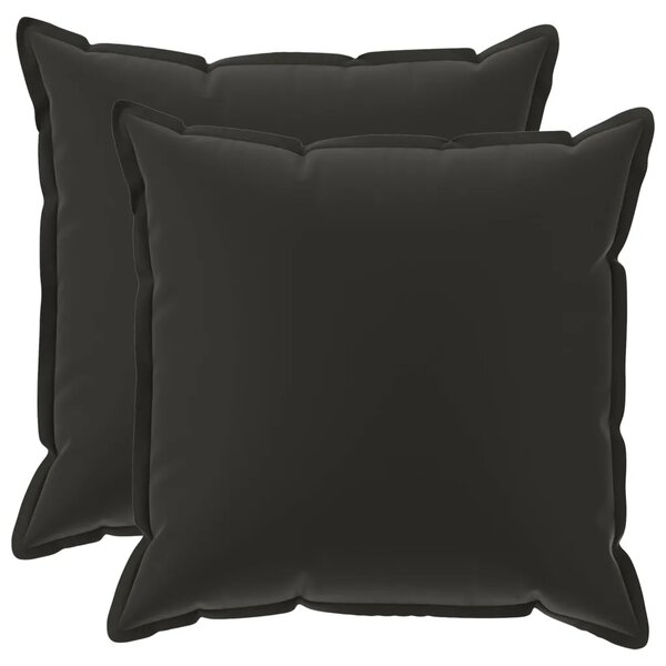Jastuk s jastukom HOUTEN 2 kom. Crna Poliester - Crna 65 x 65 cm 2