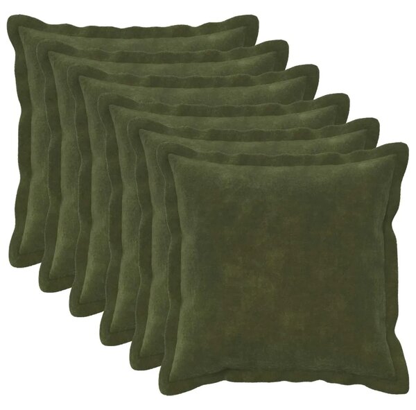 Presvlaka za jastuk 6 pcs HOUTEN Zelena 35 x 35 cm - Zelena 35 x 35 cm 6