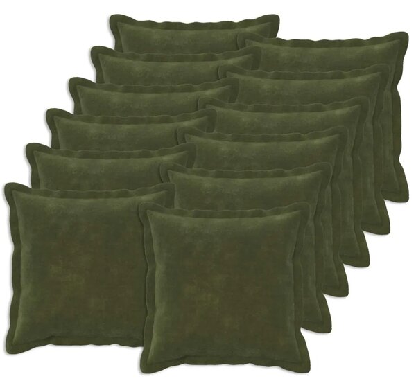 Presvlaka za jastuk 12 pcs HOUTEN Zelena 45 x 45 cm - Zelena 45 x 45 cm 12