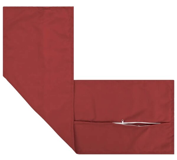 Jastuk s jastukom HOUTEN Vinska crvena 40 x 145 cm Poliester - boja crnog vina 40 x 145 cm 1