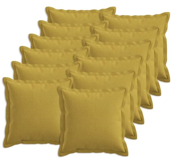Presvlaka za jastuk 12 pcs HOUTEN Svijetlo zelena 50 x 50 cm - Svijetlo zelena 50 x 50 cm 12