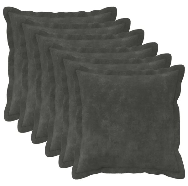 Presvlaka za jastuk 6 pcs HOUTEN Antracit 35 x 35 cm - Antracit 35 x 35 cm 6