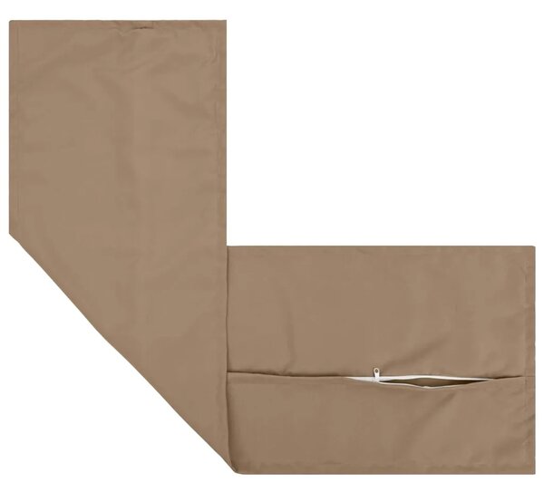 Jastuk s jastukom HOUTEN Sivosmeđa 40 x 145 cm Poliester - Sivosmeđa 40 x 145 cm 1