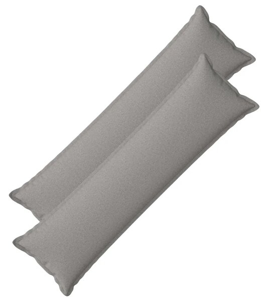 Presvlaka za jastuk 2 pcs HOUTEN Oblačnosiva 40 x 145 cm - Siva tkanina oblak 40 x 145 cm 2
