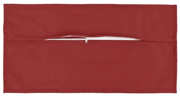 Jastuk s jastukom HOUTEN 2 kom. Vinska crvena Poliester - boja crnog vina 40 x 80 cm 2