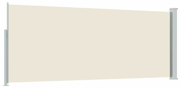 Uvlačiva bočna tenda 120 x 300 cm krem - Krema / 117 x 300 cm