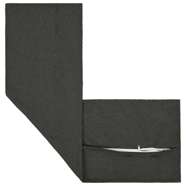 Presvlaka za jastuk HOUTEN Tamnosiva 40 x 145 cm Umjetni lan - Tamnosiva 40 x 145 cm 1
