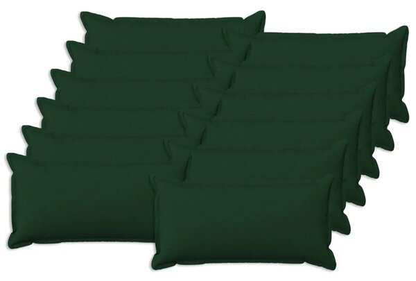 Presvlaka za jastuk 12 pcs HOUTEN Tamnozelena 40 x 80 cm - Tamnozelena 40 x 80 cm 12