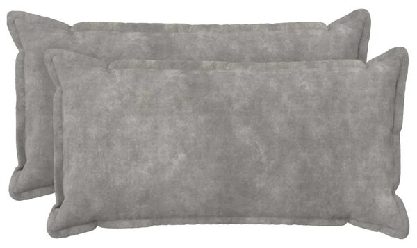 Presvlaka za jastuk 2 pcs HOUTEN Svjetlosiva 40 x 80 cm - Svjetlosiva 40 x 80 cm 2