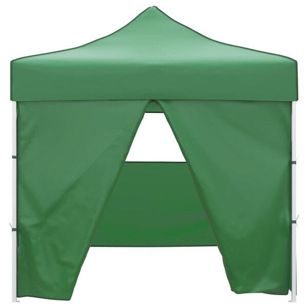 Zeleni sklopivi šator 3 x 3 m s 4 zida - Zelena / N/A