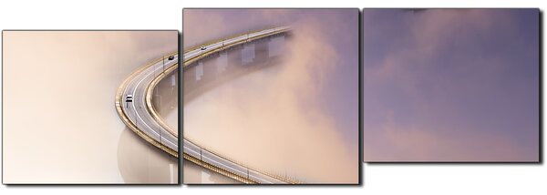Slika na platnu - Most u magli - panorama 5275E (90x30 cm)