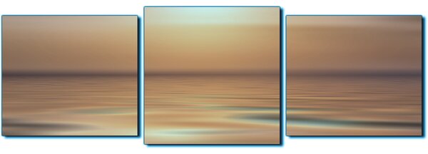 Slika na platnu - Mirno more na zalasku sunca - panorama 5280FD (90x30 cm)