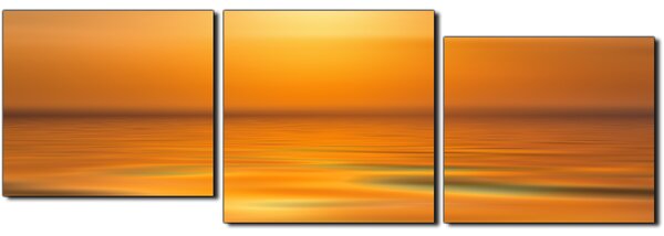 Slika na platnu - Mirno more na zalasku sunca - panorama 5280E (90x30 cm)