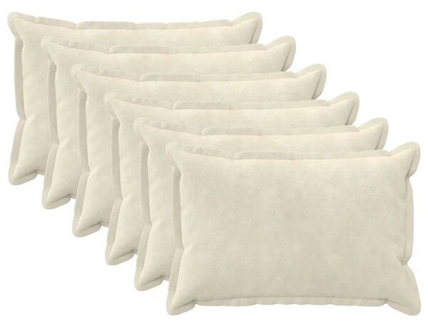 Presvlaka za jastuk 6 pcs HOUTEN Krem 30 x 50 cm - Krem 30 x 50 cm 6