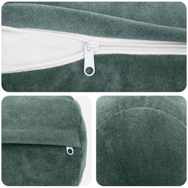 Presvlaka za jastuk 6 pcs HEERLEN Morska plava Ø 15 x 40 cm - Morsko plava Ø 15 x 40 cm 6