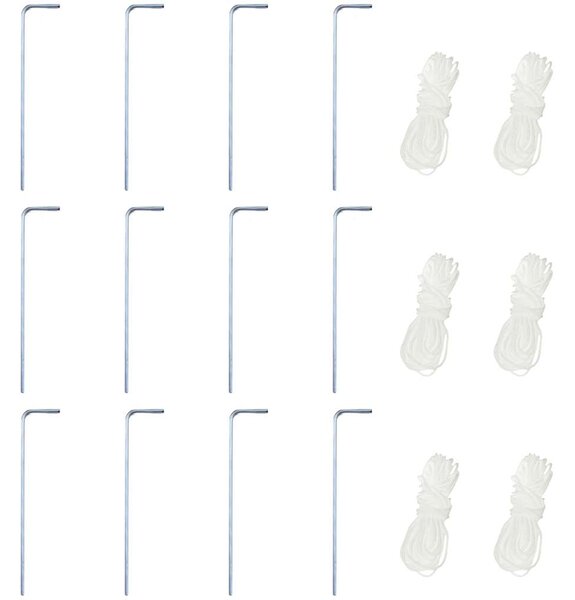 Šesterokutni šator sa stijenkama 3,6 x 3,1 m smeđesivi 220 g/m² - Tupe / N/A