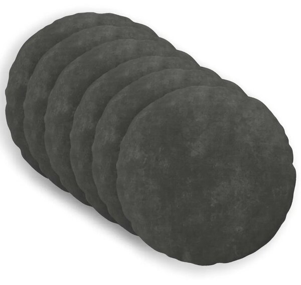 Presvlaka za jastuk 6 pcs HEERLEN Antracit Ø 40 cm - Antracit Ø 40 cm 6