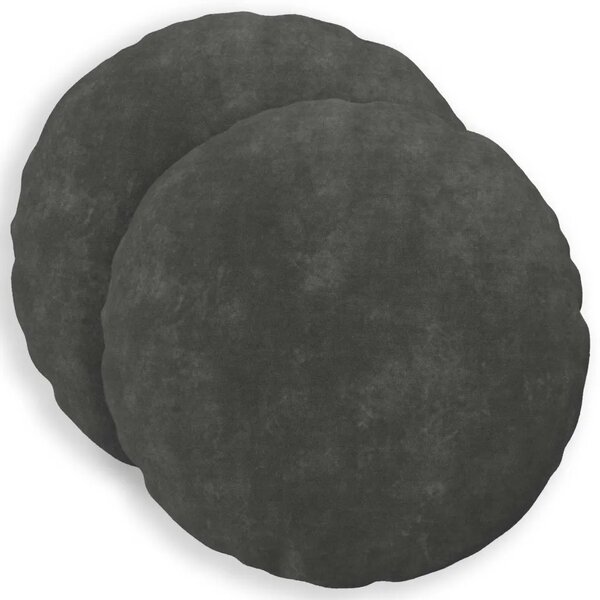 Presvlaka za jastuk 2 pcs HEERLEN Antracit Ø 30 cm - Antracit Ø 30 cm 2