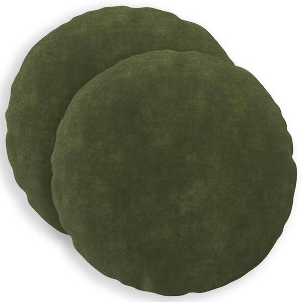 Presvlaka za jastuk 2 pcs HEERLEN Zelena Ø 30 cm - Zelena Ø 30 cm 2