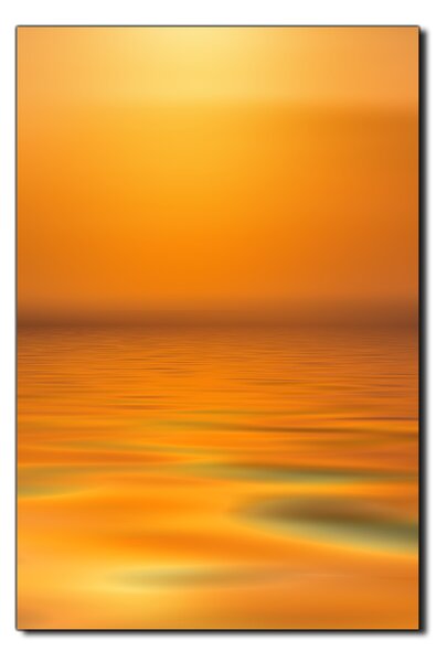 Slika na platnu - Mirno more na zalasku sunca - pravokutnik 7280A (60x40 cm)