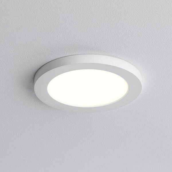 Paulmann Cover-it LED ugradbena ploča, Ø17 cm, 880 lm, 3000 K, bijela, Bijela, Područje hodnika, Plastika