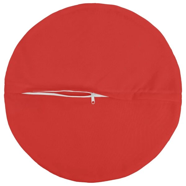 Jastuk s jastukom HEERLEN 2 kom. Crvena Poliester - Crvena Ø 40 cm 2