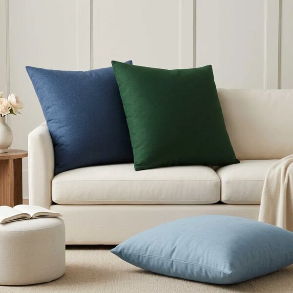 Presvlaka za jastuk 2 kom. HEERLEN Traper plava 65 x 65 cm - Trapere plave boje 65 x 65 cm 2