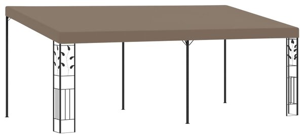 Zidna sjenica 6 x 3 x 2,5 m smeđe-siva - Tupe / 6 x 3 x 2.5 m
