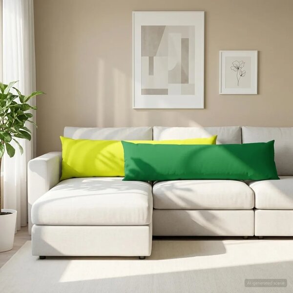 Jastuk HEERLEN Svijetlo zelena. 40 x 145 cm Poliester - Svjetlozelena 40 x 145 cm 1