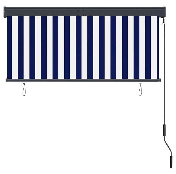 Vanjska roleta 140 x 250 cm plavo-bijela - Plava / 140 x 250 cm
