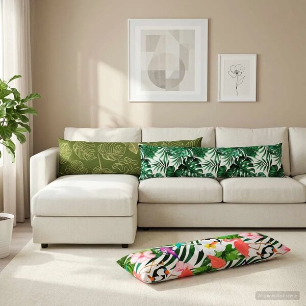 Jastuk s jastukom HEERLEN Šareni 40 x 145 cm Poliester - Šareni 40 x 145 cm 1