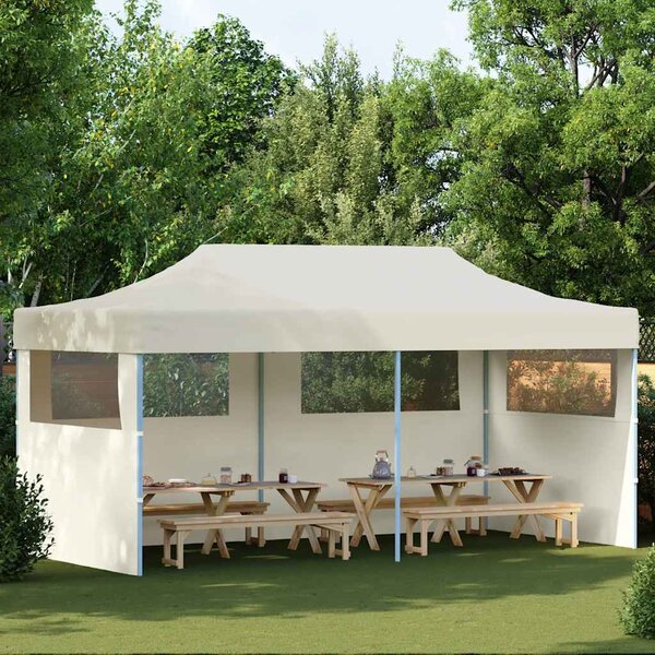 Sklopivi Pop-up Šator za Zabave Krem 3 x 6 m - Krema / N/A