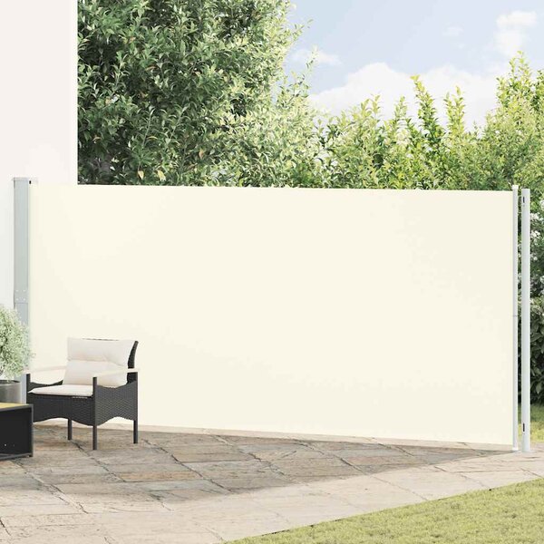 Uvlačiva bočna tenda za terasu 180 x 600 cm krem - Krema / 180 x 600 cm