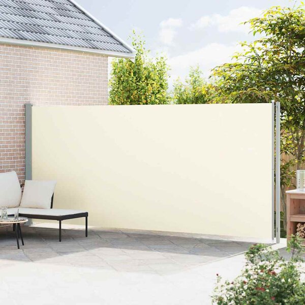 Uvlačiva bočna tenda za terasu 200 x 600 cm krem - Krema / 200 x 600 cm