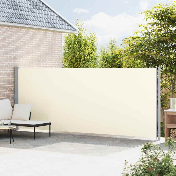Uvlačiva bočna tenda za terasu 180 x 600 cm krem - Krema / 180 x 600 cm