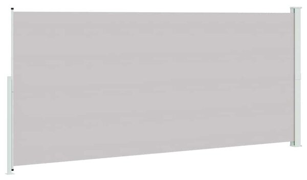 Uvlačiva bočna tenda za terasu 220 x 500 cm siva - Siva / 220 x 500 cm