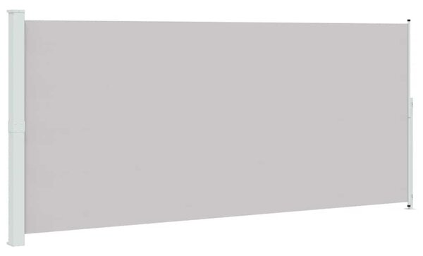 Uvlačiva bočna tenda za terasu 220 x 500 cm siva - Siva / 220 x 500 cm