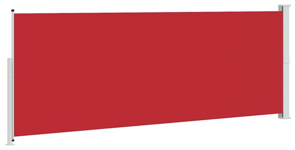 Uvlačiva bočna tenda za terasu 180 x 500 cm crvena - Crvena / 180 x 500 cm