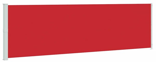 Uvlačiva bočna tenda za terasu 180 x 600 cm crvena - Crvena / 180 x 600 cm