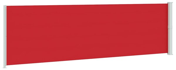 Uvlačiva bočna tenda za terasu 180 x 600 cm crvena - Crvena / 180 x 600 cm